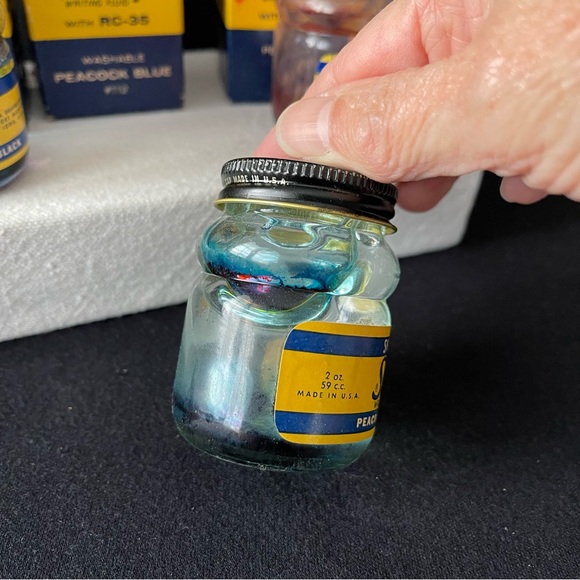 7 Bottles with 6 boxes - Writing Fluid & Drawing Ink - Vintage - Picture 3 of 14